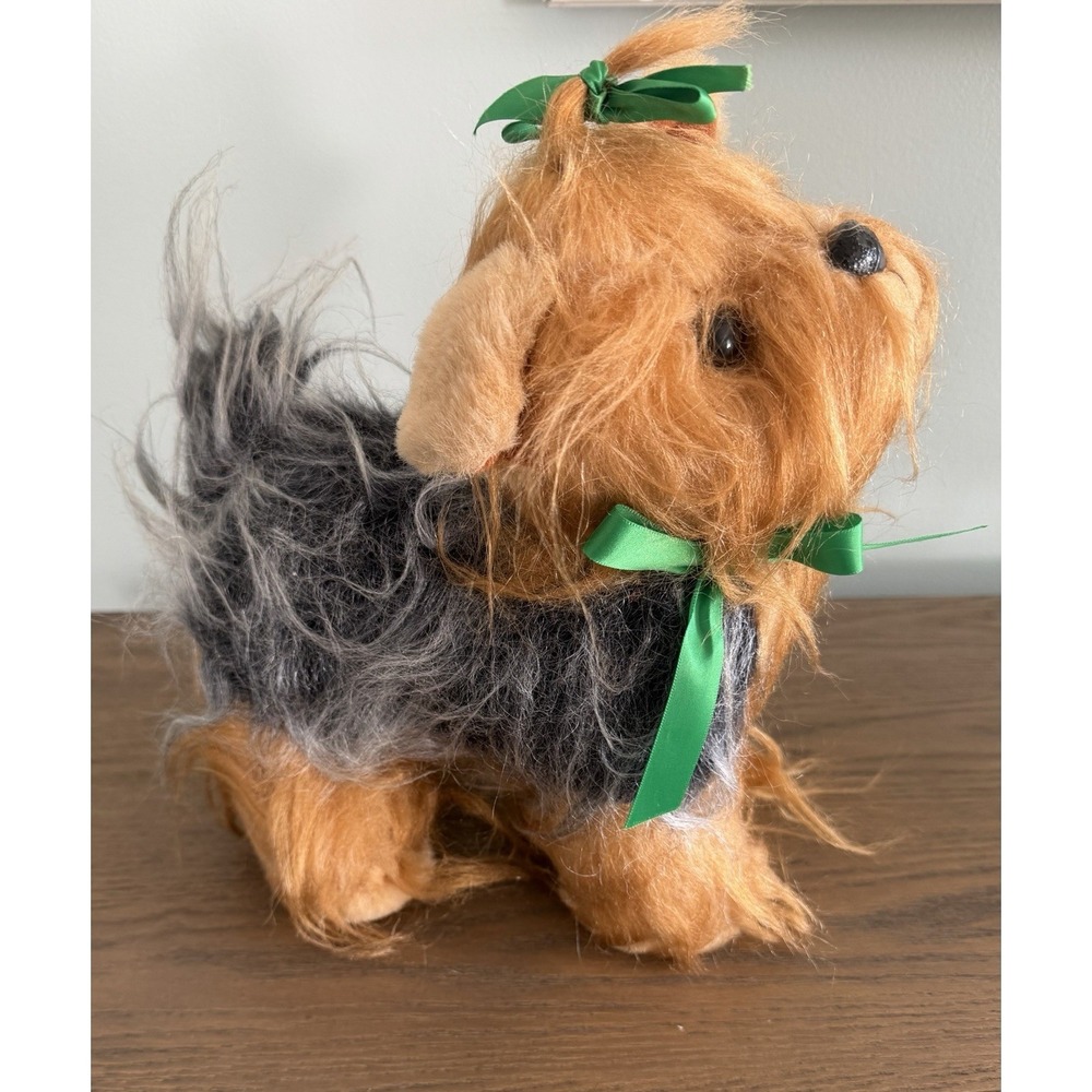 Vintage Russ Luv Pets Yorky Yorkshire Terrier Plush Dog 1979 Korea Tags Toy